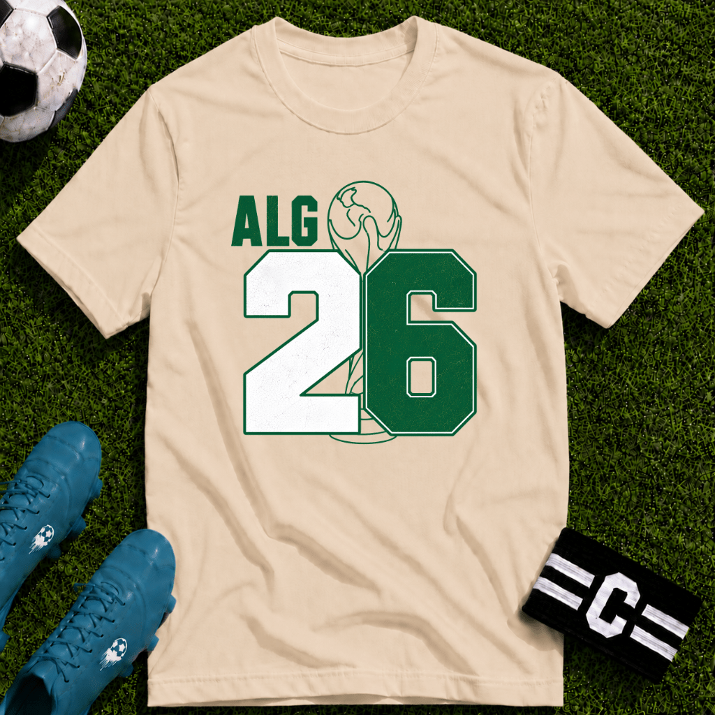 Round of 32 Algeria Soccer Fan T-Shirt - soccer fan t-shirt | GoalRush Studio