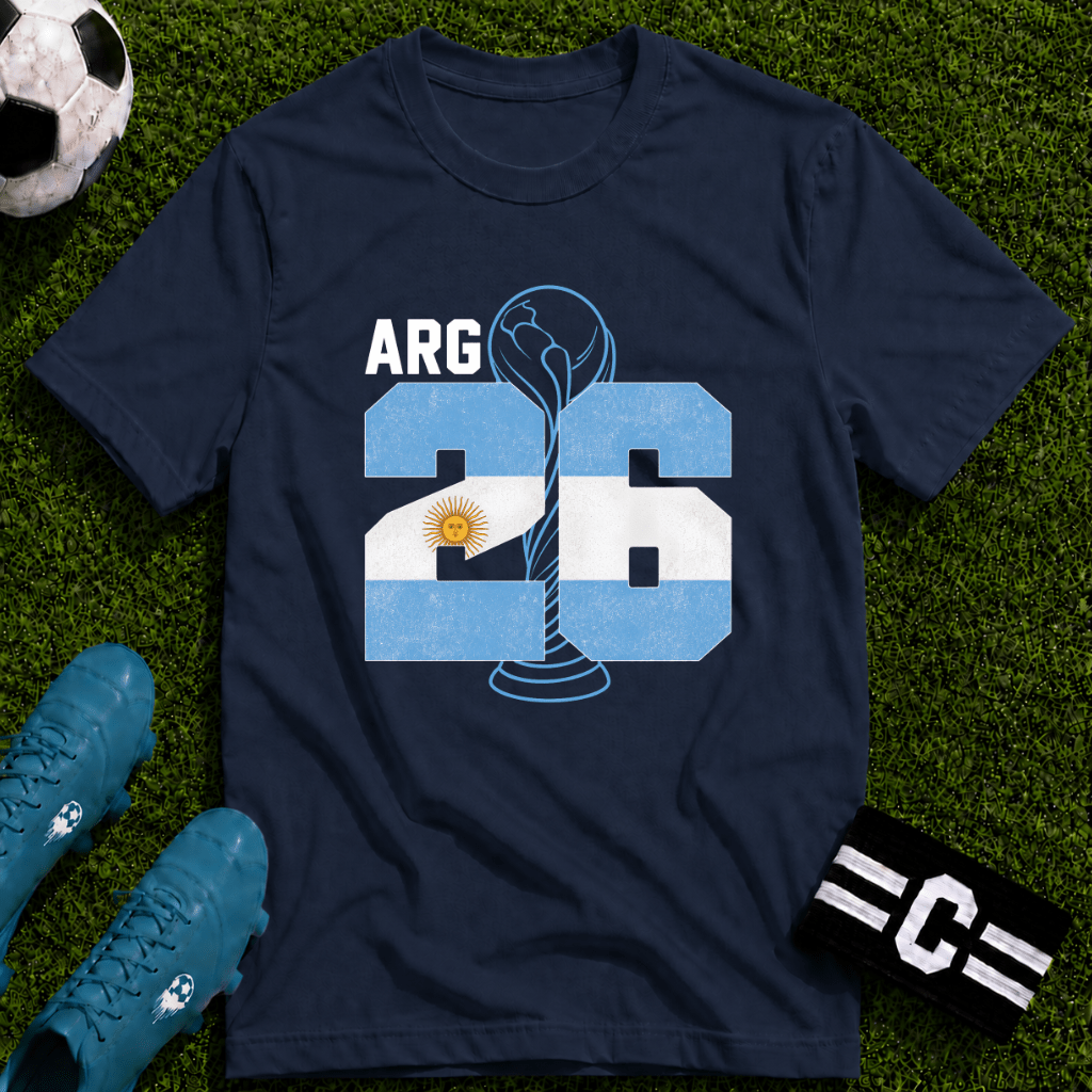 Round of 32 Argentina Soccer Fan T-Shirt - soccer fan t-shirt | GoalRush Studio