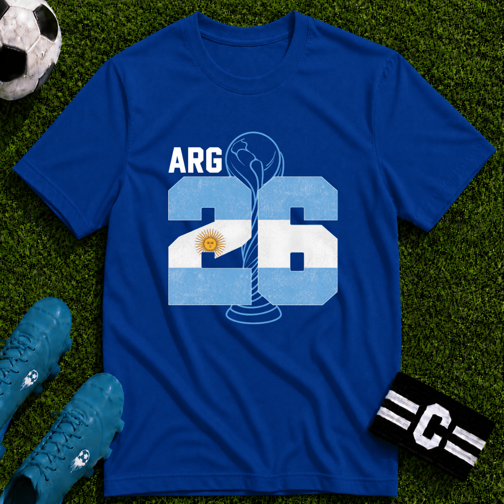 Round of 32 Argentina Soccer Fan T-Shirt - soccer fan t-shirt | GoalRush Studio