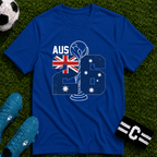 Round of 32 Australia Soccer Fan T-Shirt - soccer fan t-shirt | GoalRush Studio