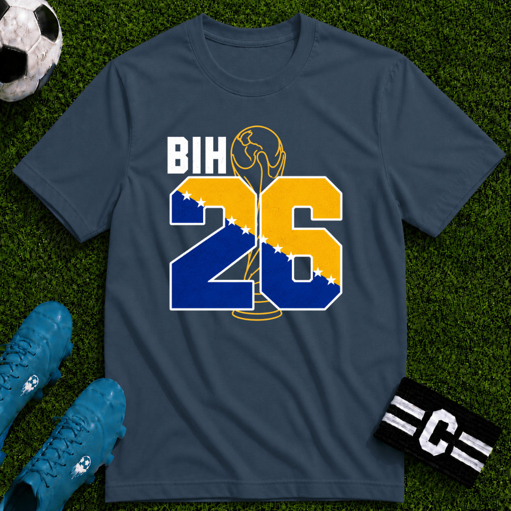 Round of 32 Bosnia and Herzegovina Soccer Fan T-Shirt - soccer fan t-shirt | GoalRush Studio
