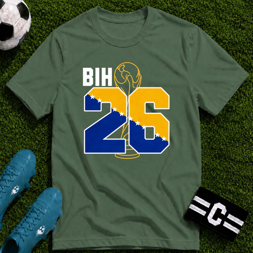 Round of 32 Bosnia and Herzegovina Soccer Fan T-Shirt - soccer fan t-shirt | GoalRush Studio