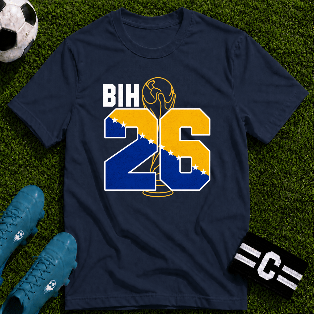 Round of 32 Bosnia and Herzegovina Soccer Fan T-Shirt - soccer fan t-shirt | GoalRush Studio