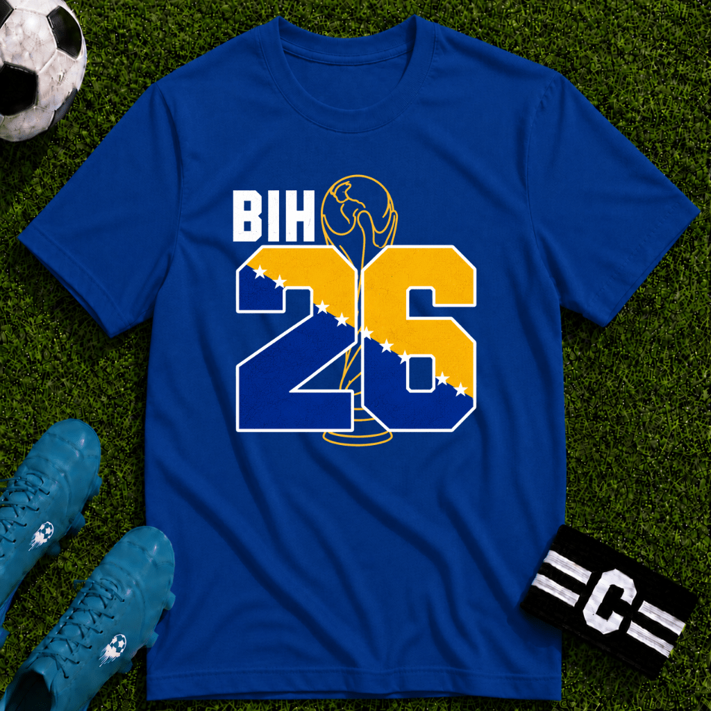 Round of 32 Bosnia and Herzegovina Soccer Fan T-Shirt - soccer fan t-shirt | GoalRush Studio