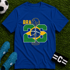 Round of 32 Brazil Soccer Fan T-Shirt - soccer fan t-shirt | GoalRush Studio