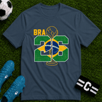 Round of 32 Brazil Soccer Fan T-Shirt - soccer fan t-shirt | GoalRush Studio