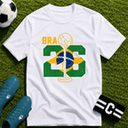 Round of 32 Brazil Soccer Fan T-Shirt - soccer fan t-shirt | GoalRush Studio