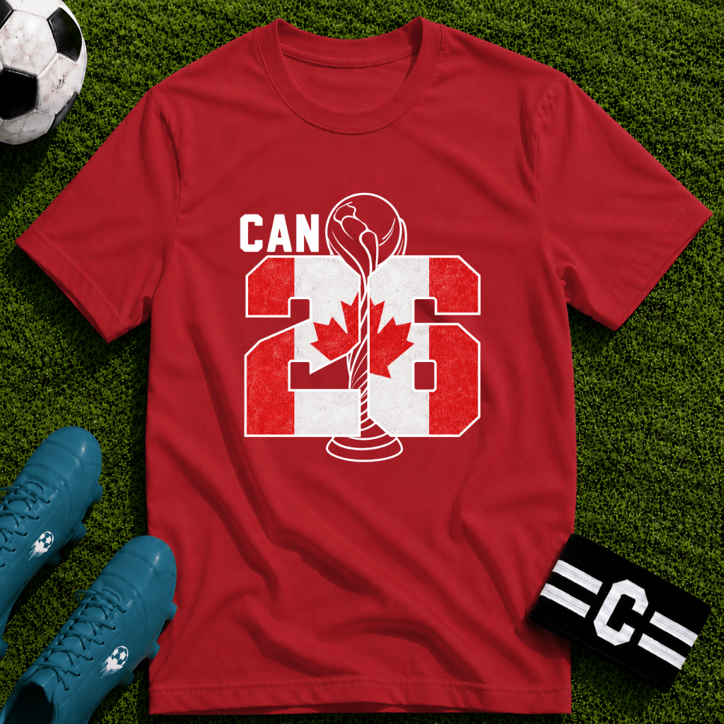 Round of 32 Canada Soccer Fan T-Shirt - soccer fan t-shirt | GoalRush Studio