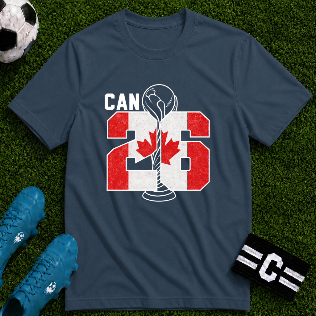 Round of 32 Canada Soccer Fan T-Shirt - soccer fan t-shirt | GoalRush Studio