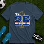 Round of 32 Cape Verde Soccer Fan T-Shirt - soccer fan t-shirt | GoalRush Studio