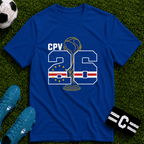Round of 32 Cape Verde Soccer Fan T-Shirt - soccer fan t-shirt | GoalRush Studio