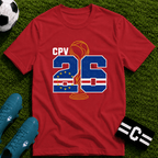 Round of 32 Cape Verde Soccer Fan T-Shirt - soccer fan t-shirt | GoalRush Studio