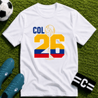Round of 32 Colombia Soccer Fan T-Shirt - soccer fan t-shirt | GoalRush Studio