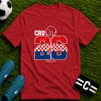 Round of 32 Croatia Soccer Fan T-Shirt - soccer fan t-shirt | GoalRush Studio