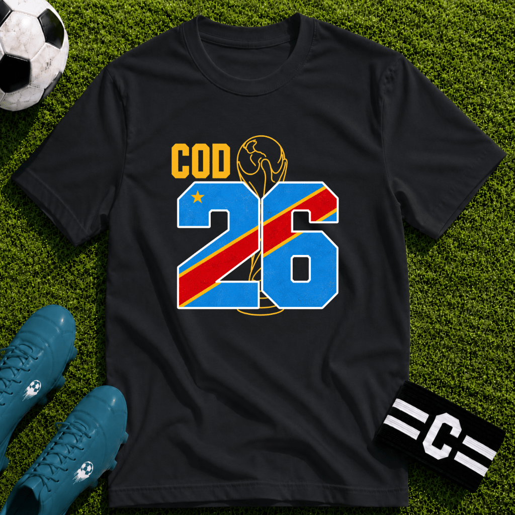 Round of 32 DR Congo Soccer Fan T-Shirt - soccer fan t-shirt | GoalRush Studio