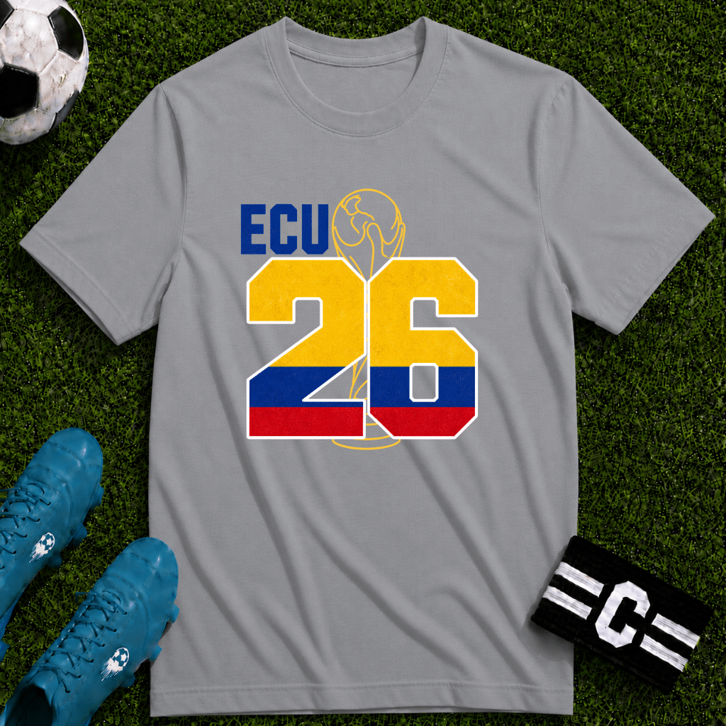 Round of 32 Ecuador Soccer Fan T-Shirt - soccer fan t-shirt | GoalRush Studio