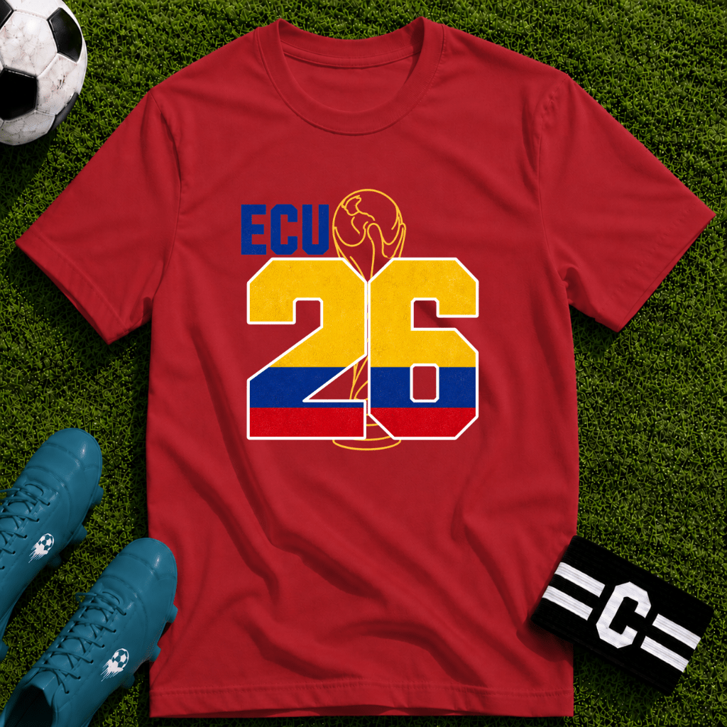 Round of 32 Ecuador Soccer Fan T-Shirt - soccer fan t-shirt | GoalRush Studio