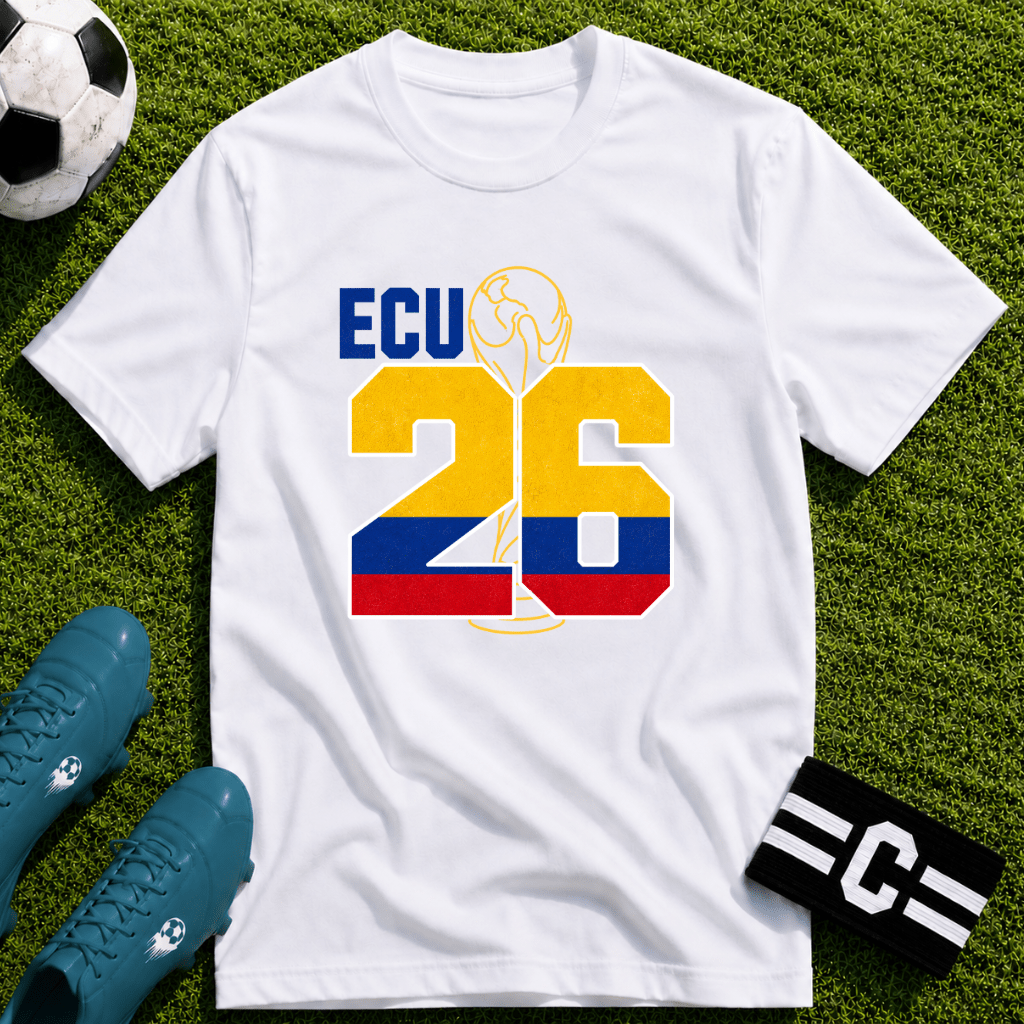 Round of 32 Ecuador Soccer Fan T-Shirt - soccer fan t-shirt | GoalRush Studio