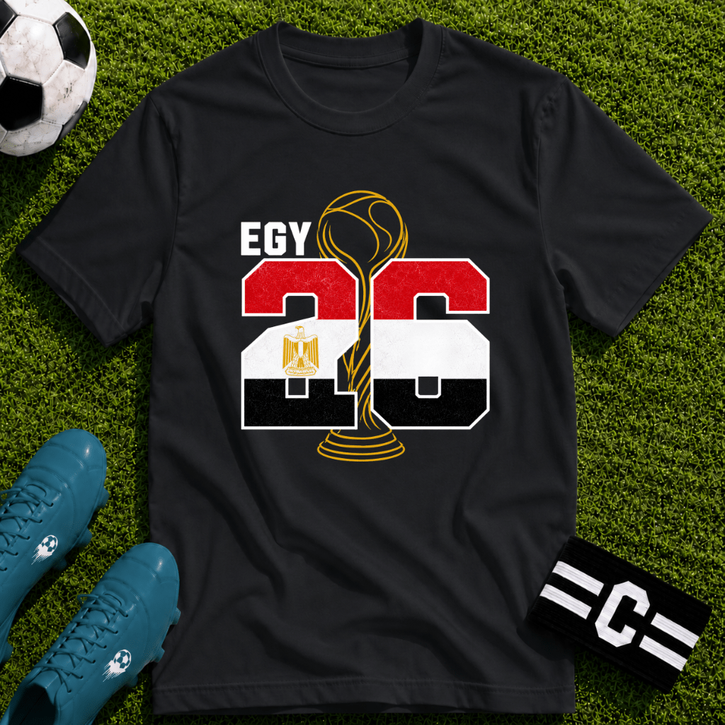 Round of 32 Egypt Soccer Fan T-Shirt - soccer fan t-shirt | GoalRush Studio