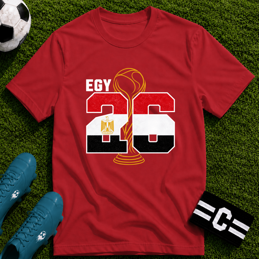 Round of 32 Egypt Soccer Fan T-Shirt - soccer fan t-shirt | GoalRush Studio