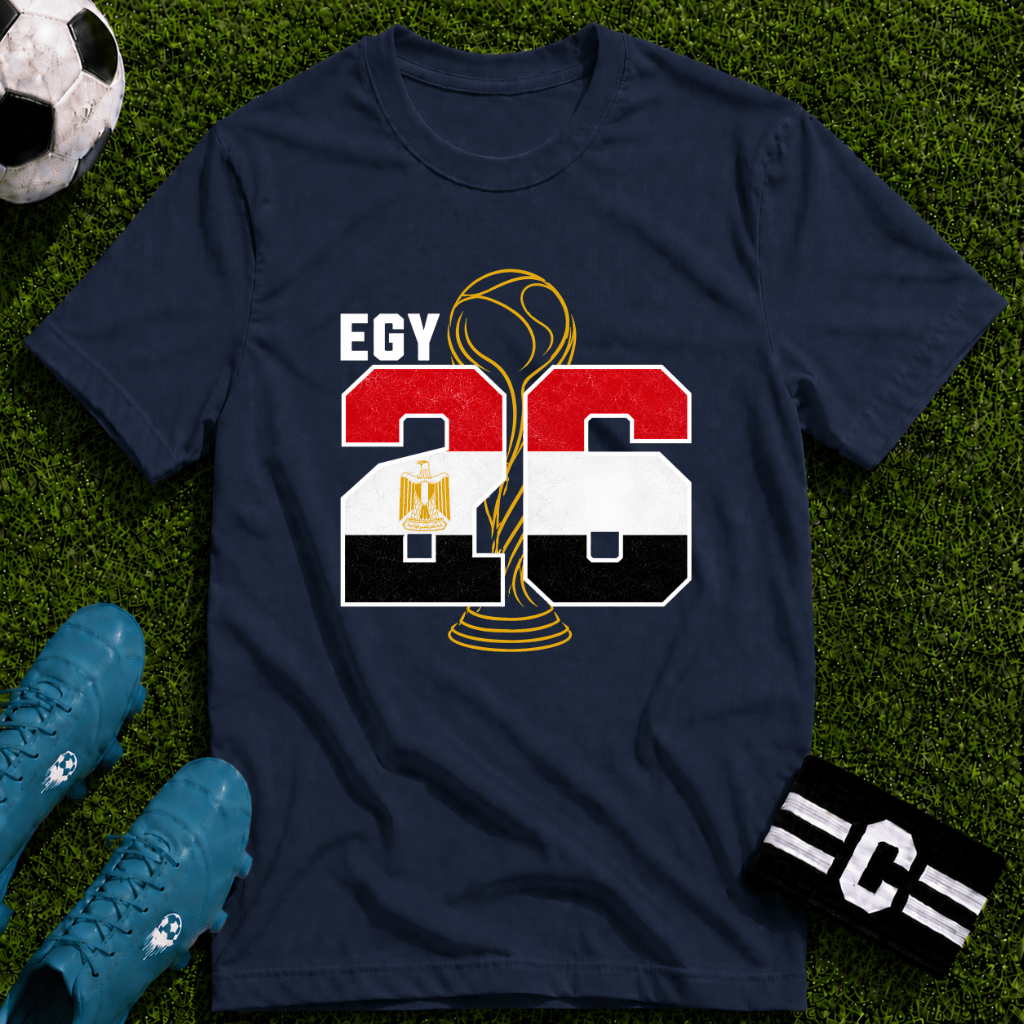 Round of 32 Egypt Soccer Fan T-Shirt - soccer fan t-shirt | GoalRush Studio