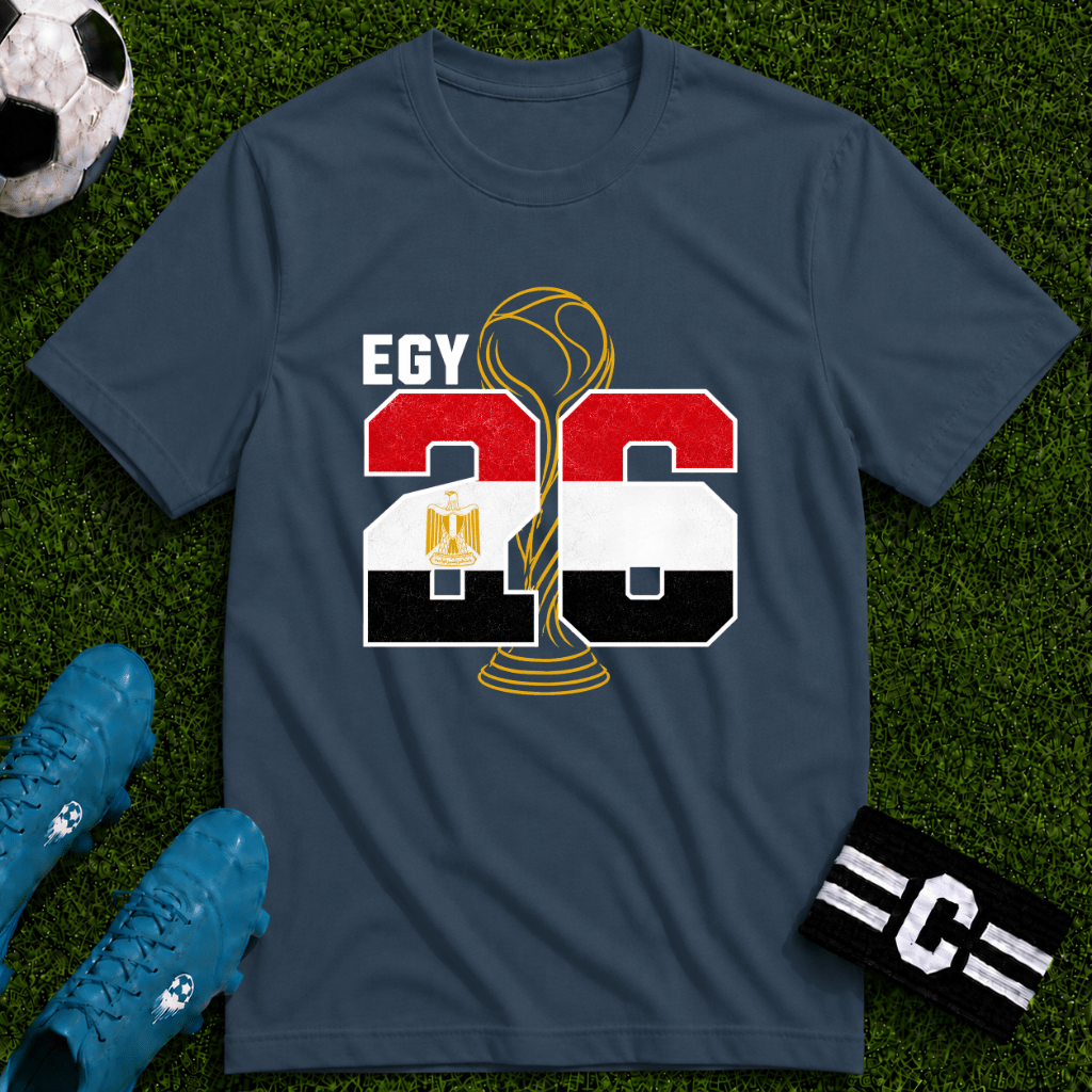Round of 32 Egypt Soccer Fan T-Shirt - soccer fan t-shirt | GoalRush Studio