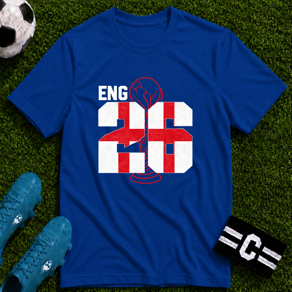 Round of 32 England Soccer Fan T-Shirt - soccer fan t-shirt | GoalRush Studio
