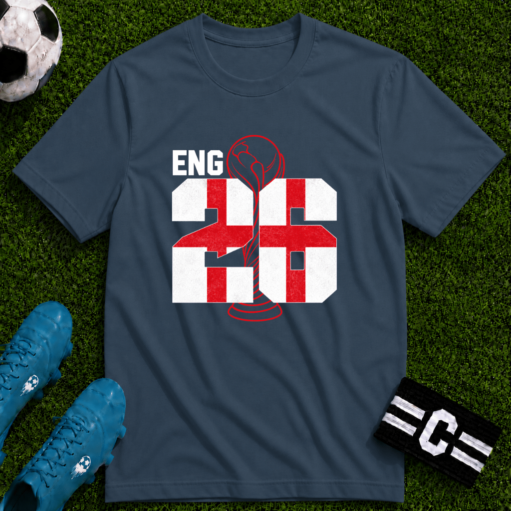 Round of 32 England Soccer Fan T-Shirt - soccer fan t-shirt | GoalRush Studio