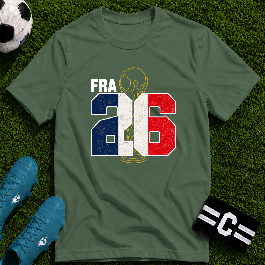Round of 32 France Soccer Fan T-Shirt - soccer fan t-shirt | GoalRush Studio