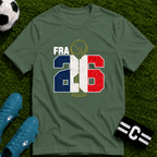 Round of 32 France Soccer Fan T-Shirt - soccer fan t-shirt | GoalRush Studio