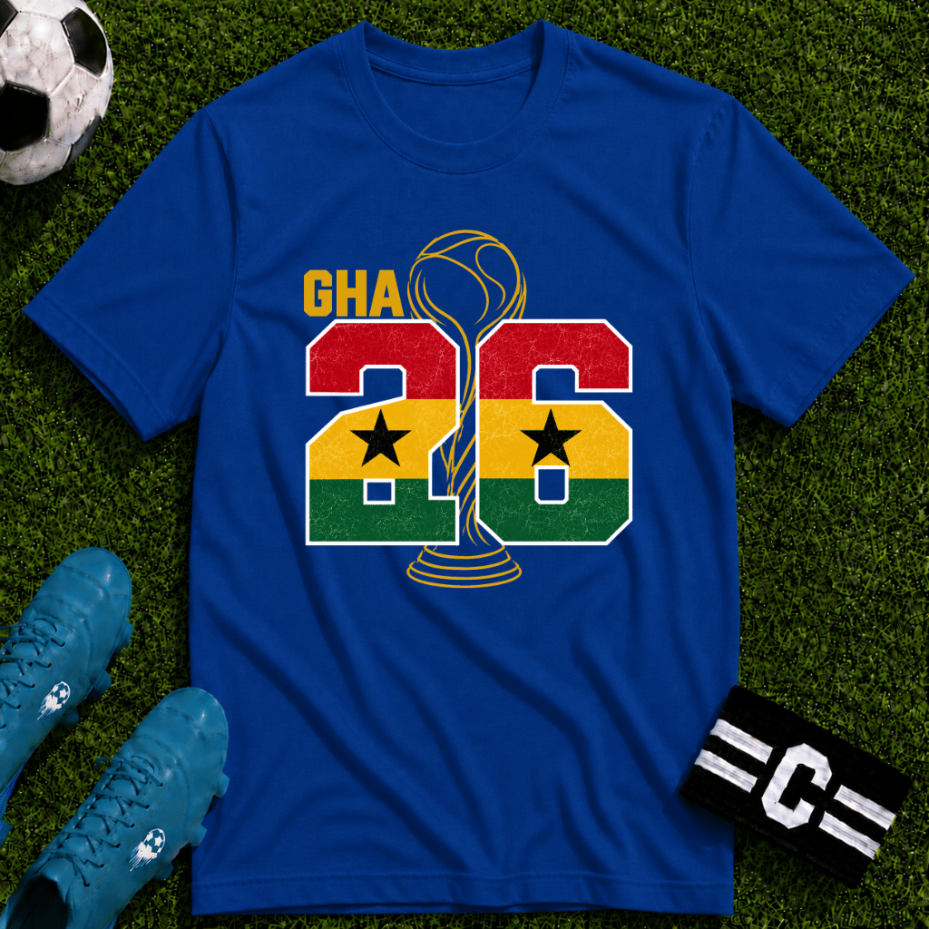 Round of 32 Ghana Soccer Fan T-Shirt - soccer fan t-shirt | GoalRush Studio