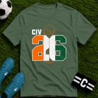 Round of 32 Ivory Coast Soccer Fan T-Shirt - soccer fan t-shirt | GoalRush Studio