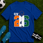 Round of 32 Ivory Coast Soccer Fan T-Shirt - soccer fan t-shirt | GoalRush Studio