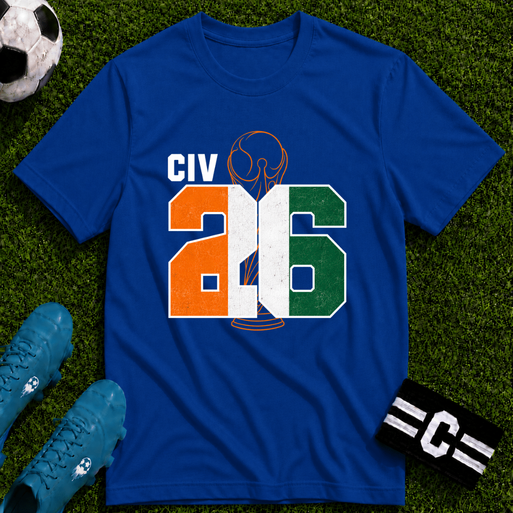 Round of 32 Ivory Coast Soccer Fan T-Shirt - soccer fan t-shirt | GoalRush Studio