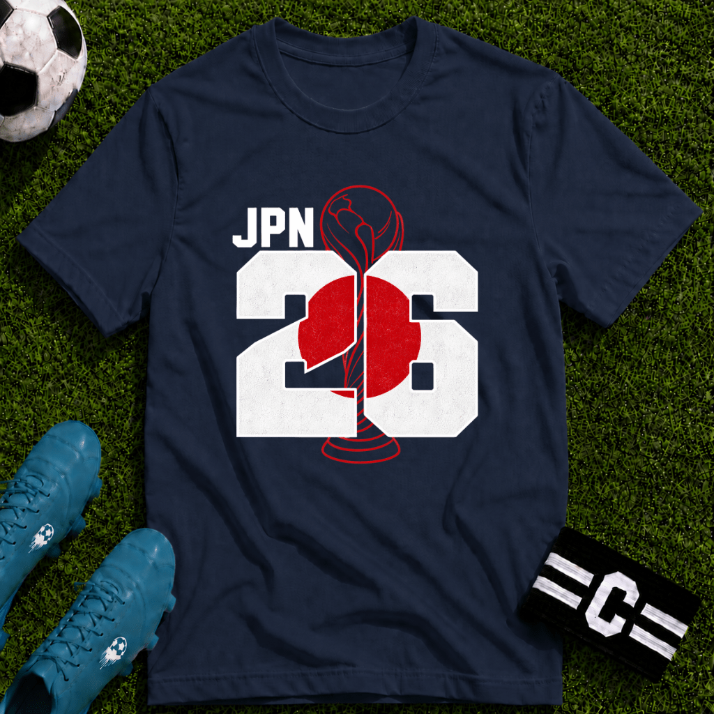 Round of 32 Japan Soccer Fan T-Shirt - soccer fan t-shirt | GoalRush Studio