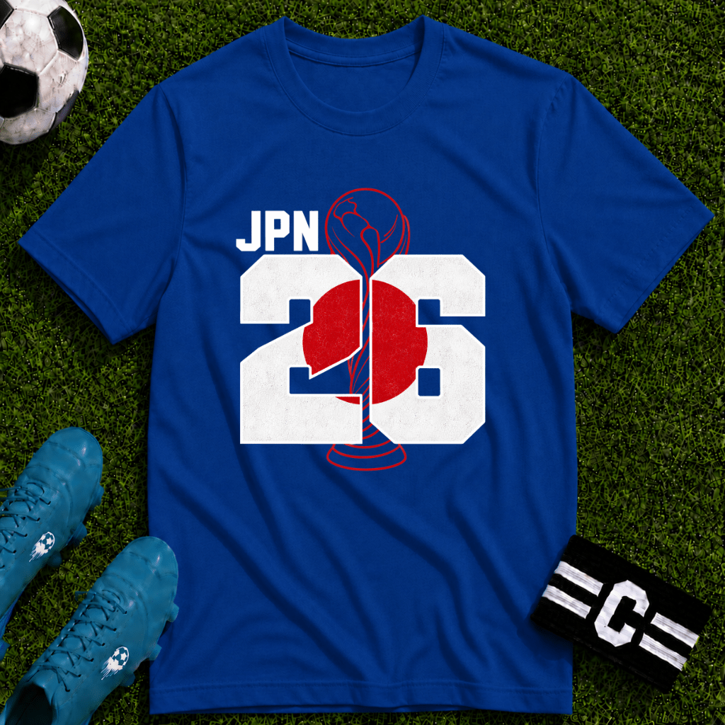Round of 32 Japan Soccer Fan T-Shirt - soccer fan t-shirt | GoalRush Studio