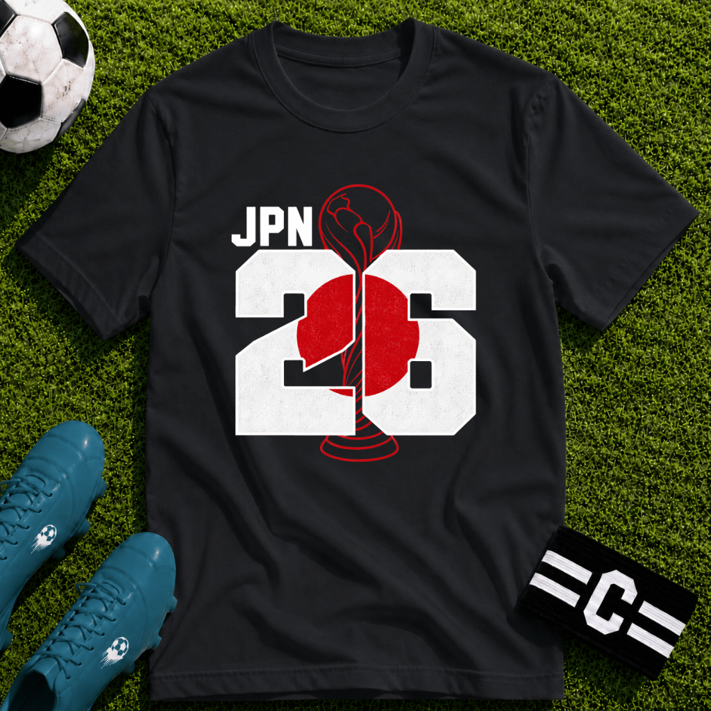 Round of 32 Japan Soccer Fan T-Shirt - soccer fan t-shirt | GoalRush Studio