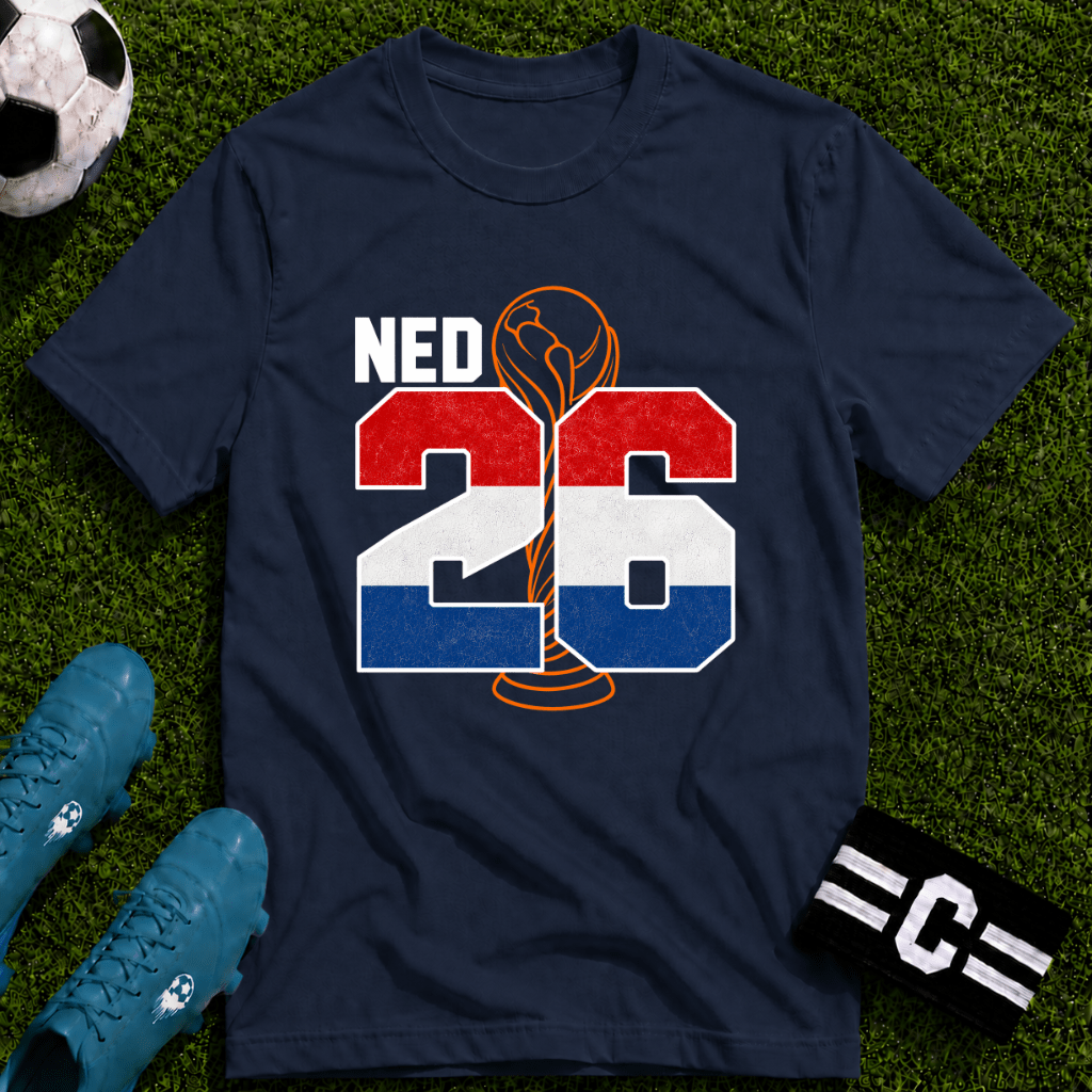 Round of 32 Netherlands Soccer Fan T-Shirt - soccer fan t-shirt | GoalRush Studio