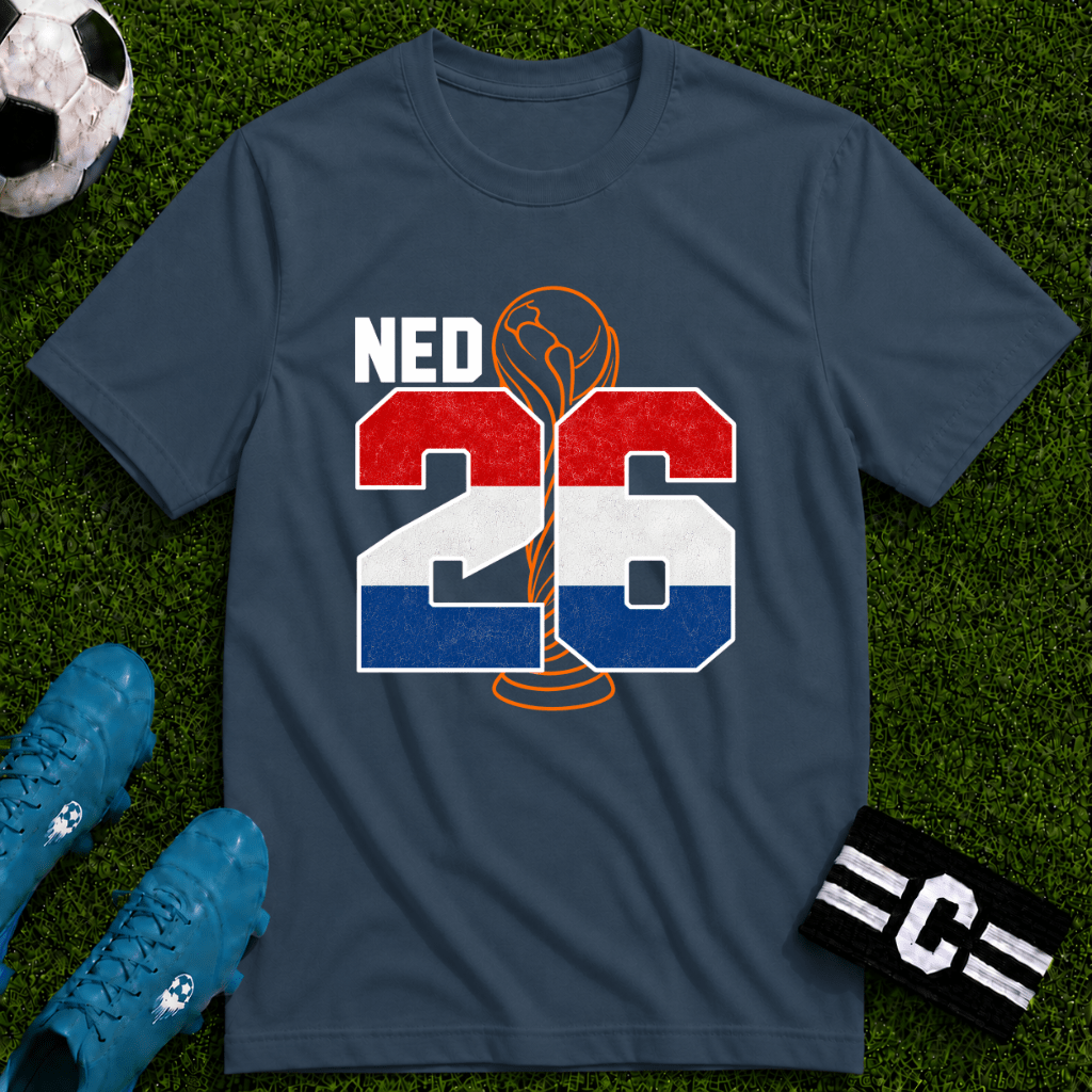 Round of 32 Netherlands Soccer Fan T-Shirt - soccer fan t-shirt | GoalRush Studio