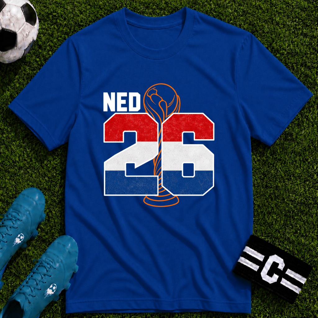Round of 32 Netherlands Soccer Fan T-Shirt - soccer fan t-shirt | GoalRush Studio