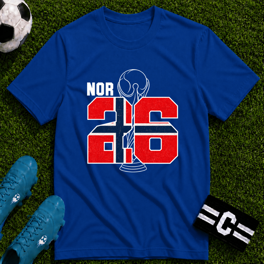 Round of 32 Norway Soccer Fan T-Shirt - soccer fan t-shirt | GoalRush Studio