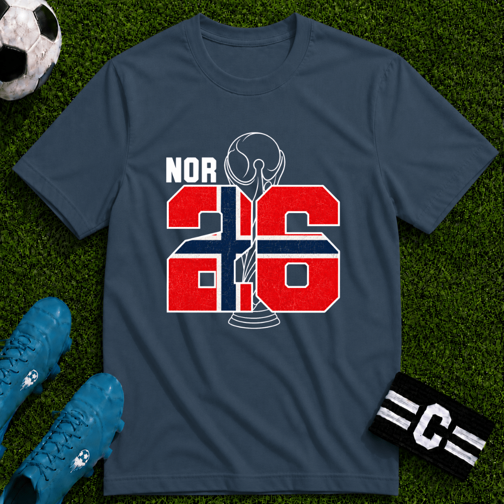 Round of 32 Norway Soccer Fan T-Shirt - soccer fan t-shirt | GoalRush Studio