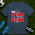 Round of 32 Norway Soccer Fan T-Shirt - soccer fan t-shirt | GoalRush Studio