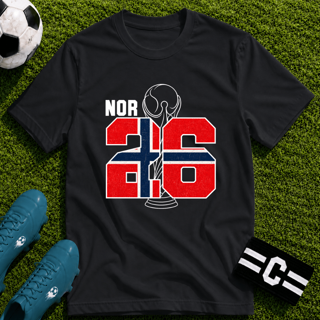 Round of 32 Norway Soccer Fan T-Shirt - soccer fan t-shirt | GoalRush Studio