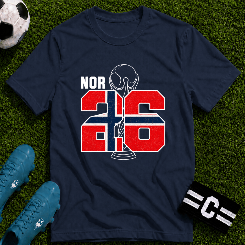Round of 32 Norway Soccer Fan T-Shirt - soccer fan t-shirt | GoalRush Studio