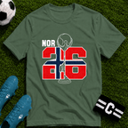 Round of 32 Norway Soccer Fan T-Shirt - soccer fan t-shirt | GoalRush Studio