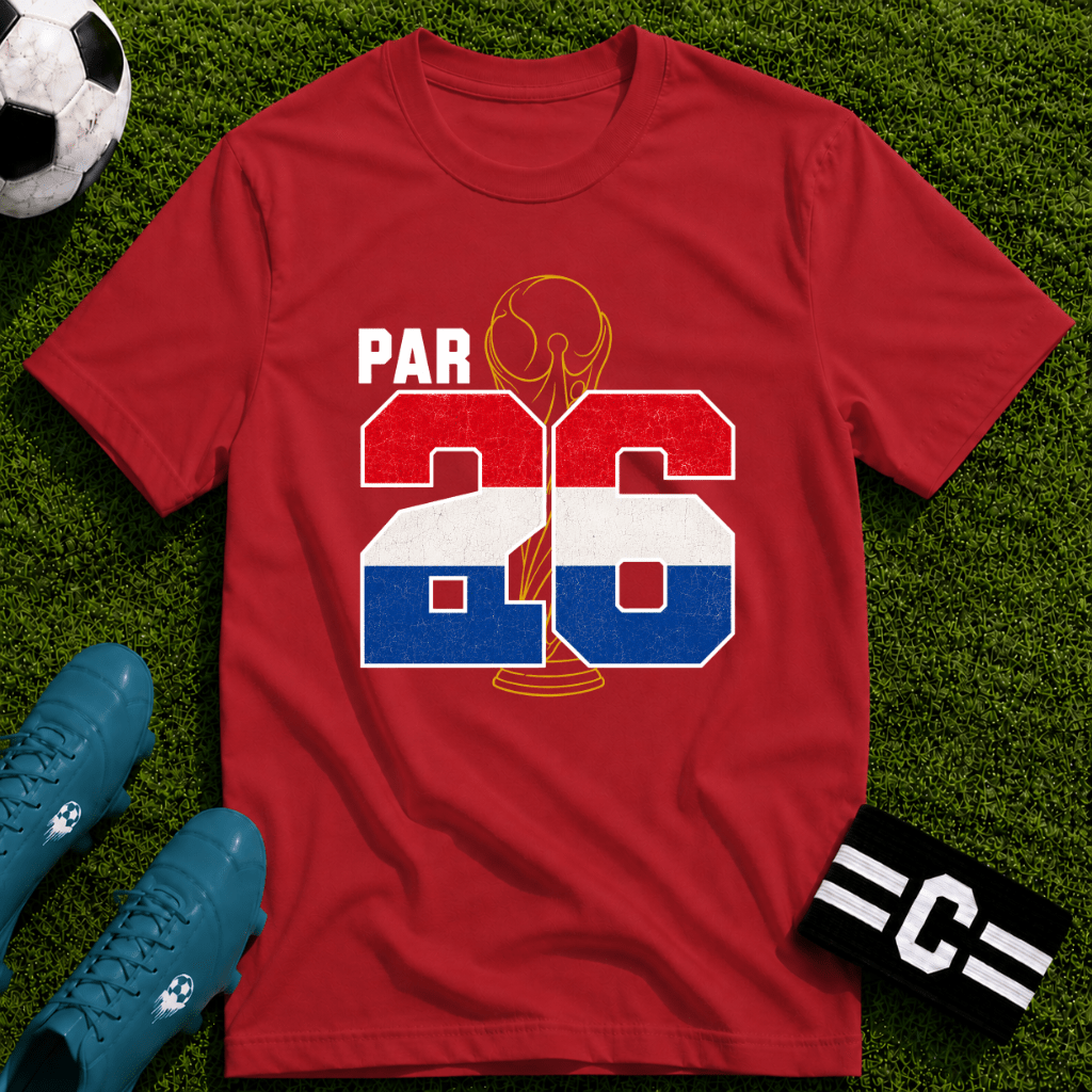 Round of 32 Paraguay Soccer Fan T-Shirt - soccer fan t-shirt | GoalRush Studio