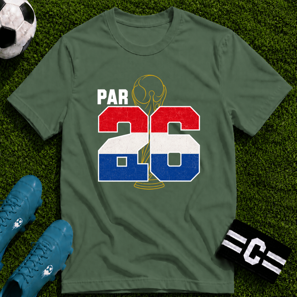 Round of 32 Paraguay Soccer Fan T-Shirt - soccer fan t-shirt | GoalRush Studio