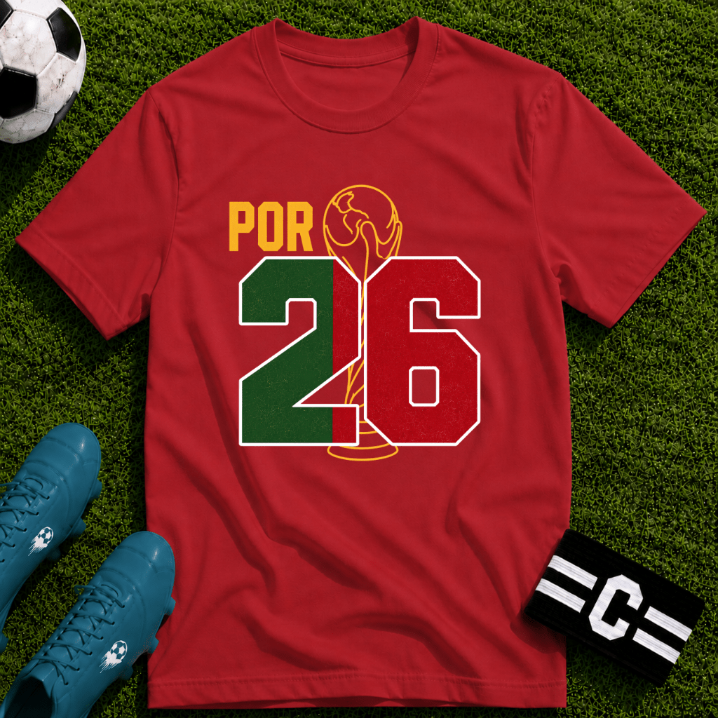 Round of 32 Portugal Soccer Fan T-Shirt - soccer fan t-shirt | GoalRush Studio