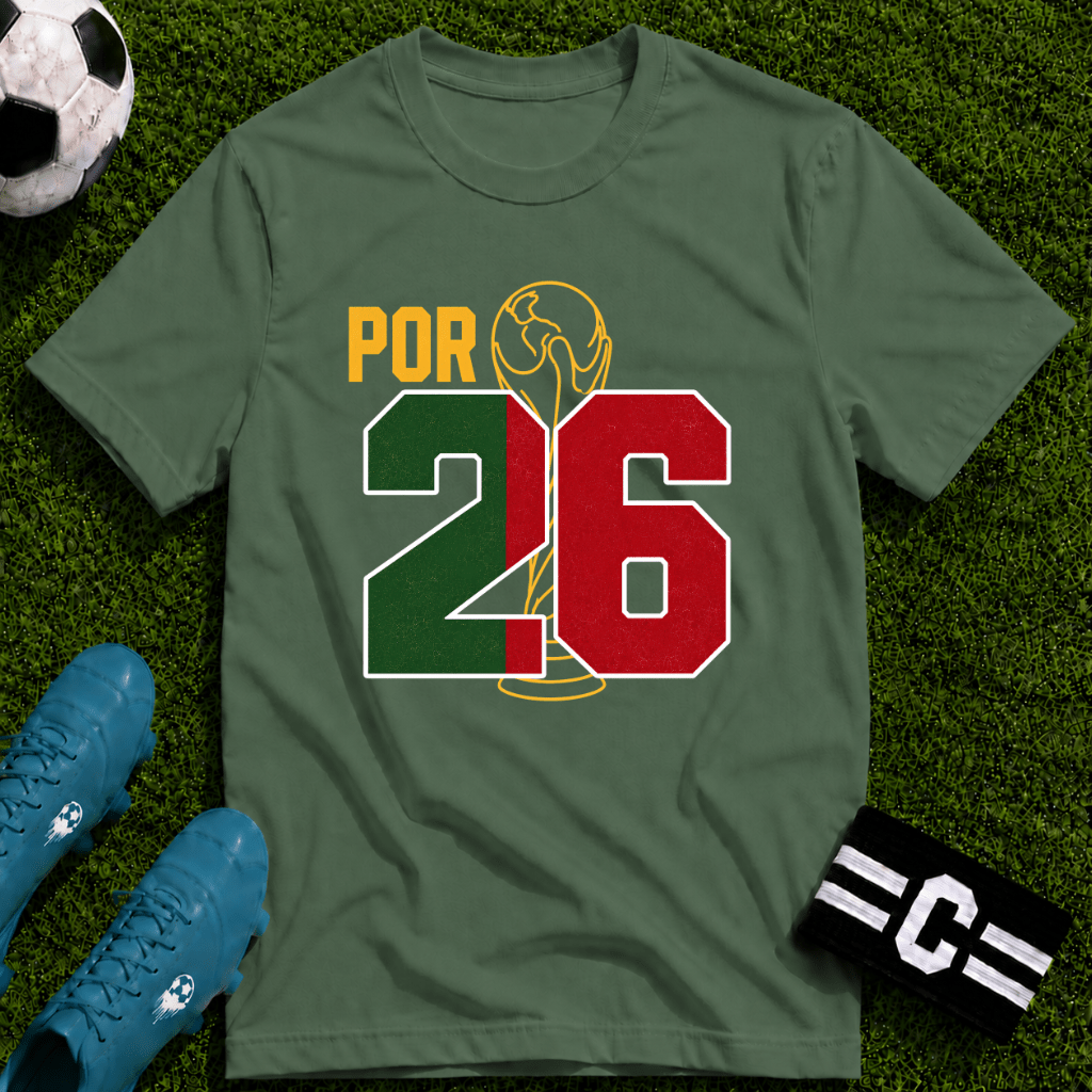 Round of 32 Portugal Soccer Fan T-Shirt - soccer fan t-shirt | GoalRush Studio